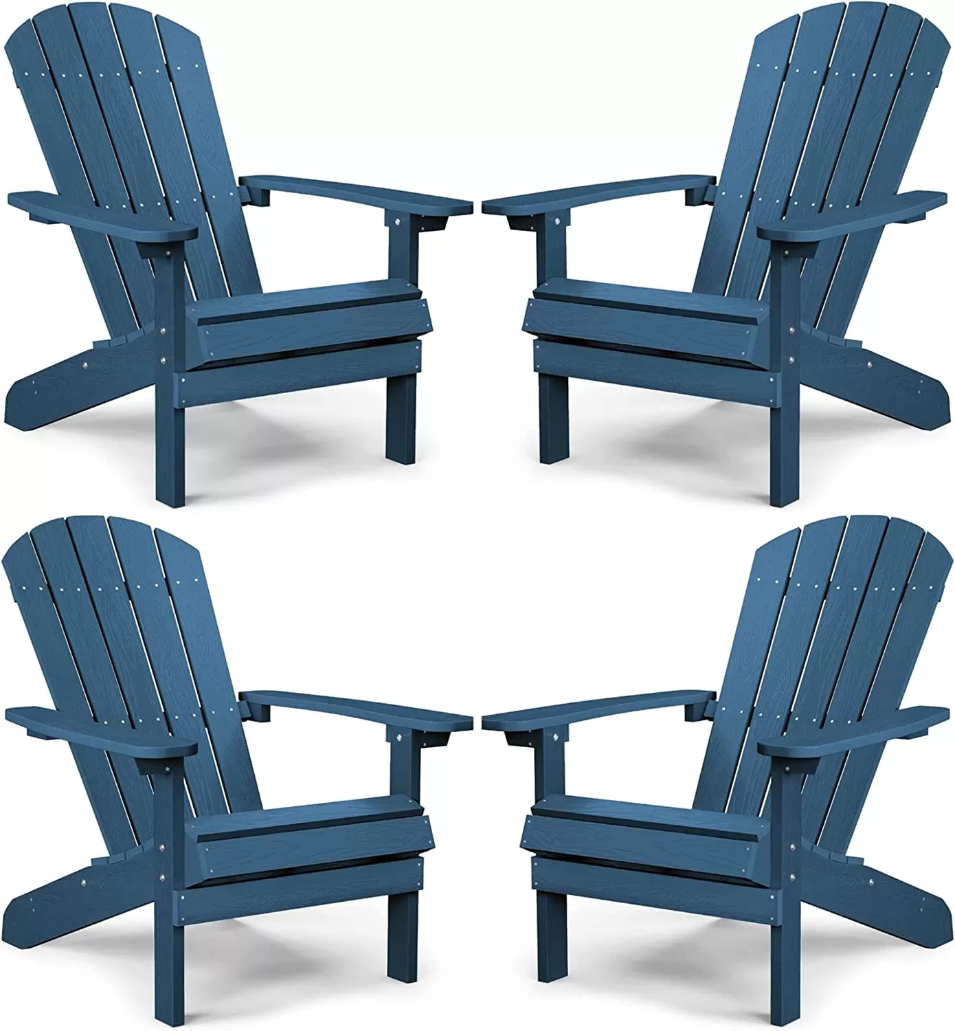 Adirondack Chair ,Patio Chairs 5 Steps Easy Installation,Widely Used in Outdoor, Fire Pit, Deck, Outside, Garden, Campfire Chairs