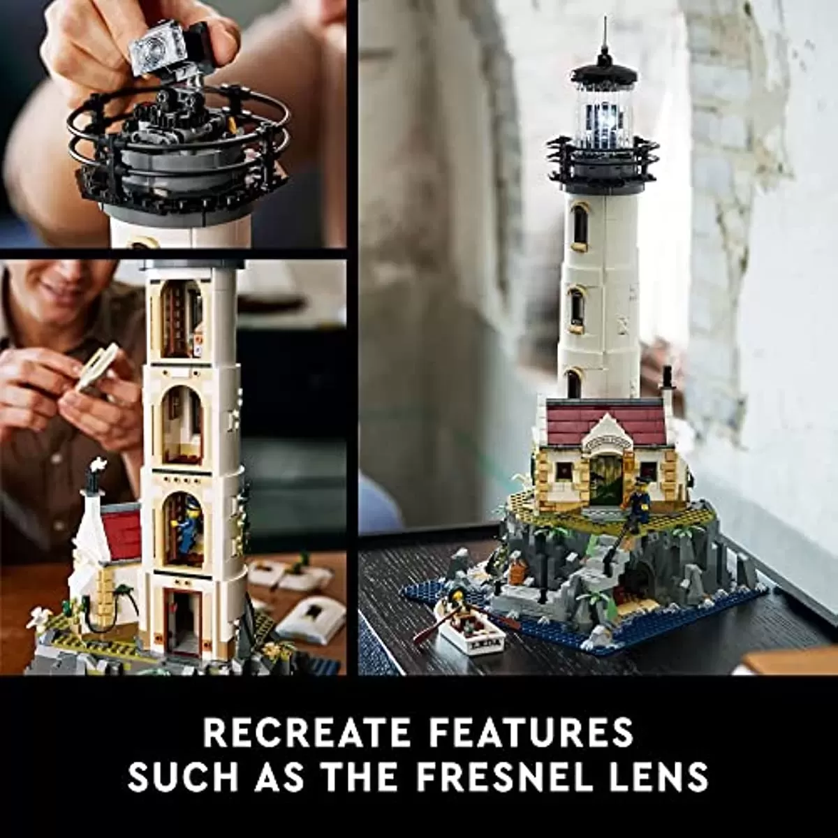 Ideas Motorized Lighthouse 21335 Building Set for Adults (2,065 Pieces)