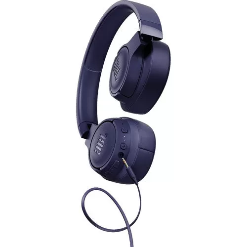 JBL TUNE 750BTNC Noise-Canceling Wireless Over-Ear Headphones (Blue)