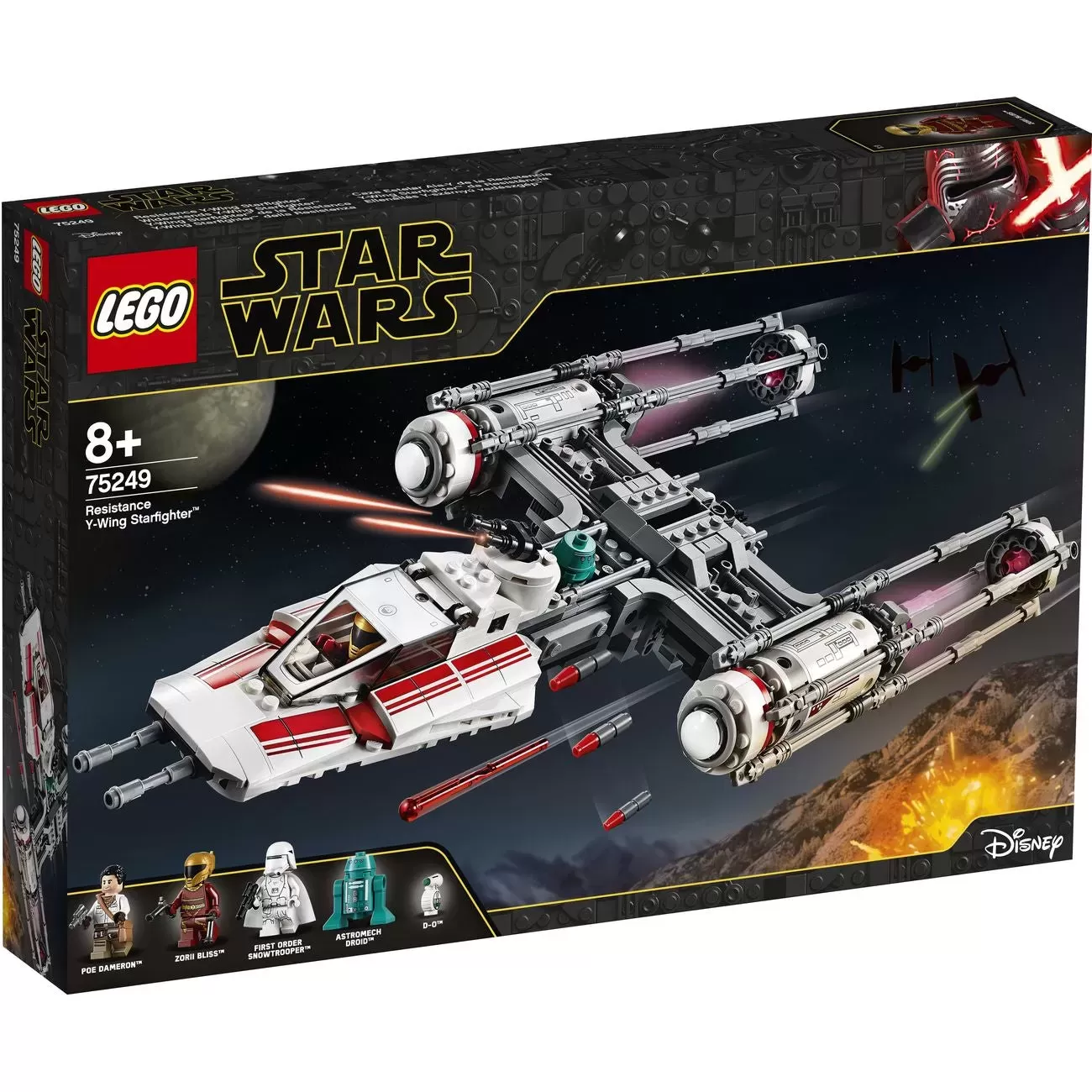75249 STAR WARS RESISTANCE Y-WING STARFIGHTER