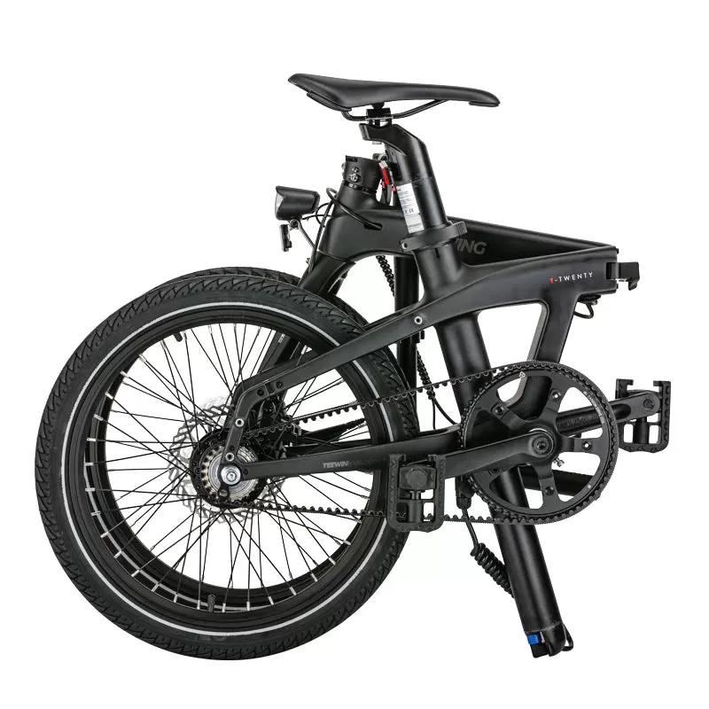 E-bike T20 36V 9.6Ah Carbon Fiber Electric Folding Bike