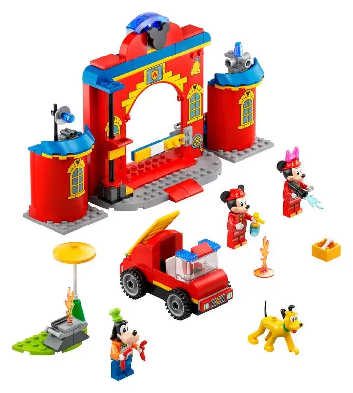 10776 MICKEY & FRIENDS FIRE STATION & TRUCK