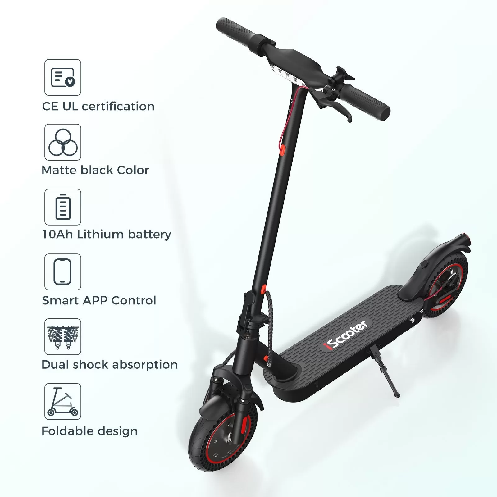 Exclusive i9 Max Motorized Foldable Electric Scooter For Adults