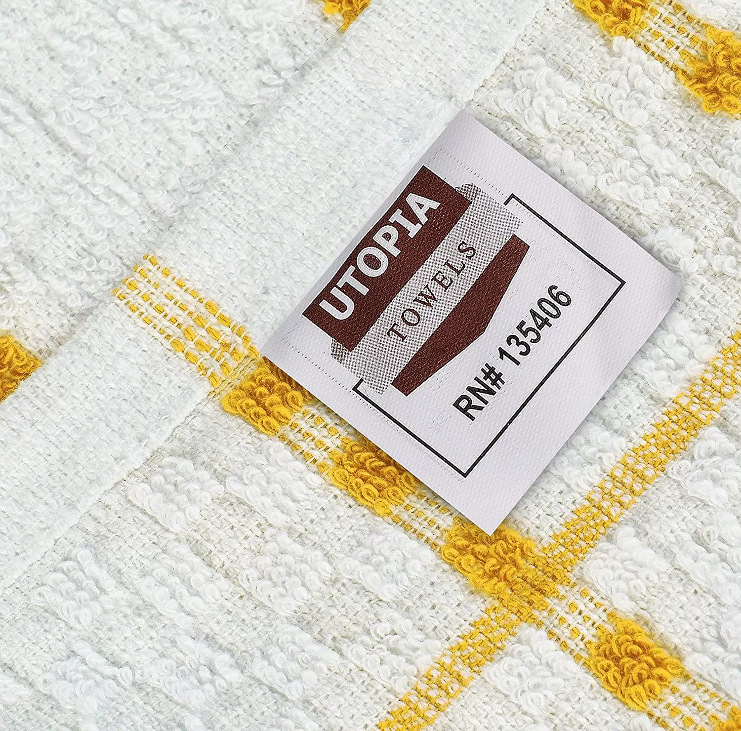 Kitchen Towels 12 Pack, 15 x 25 Inches, 100% Ring Spun Cotton Super Soft and Absorbent Linen Dish Towels, Tea Towels and Bar Towels Set (Black)