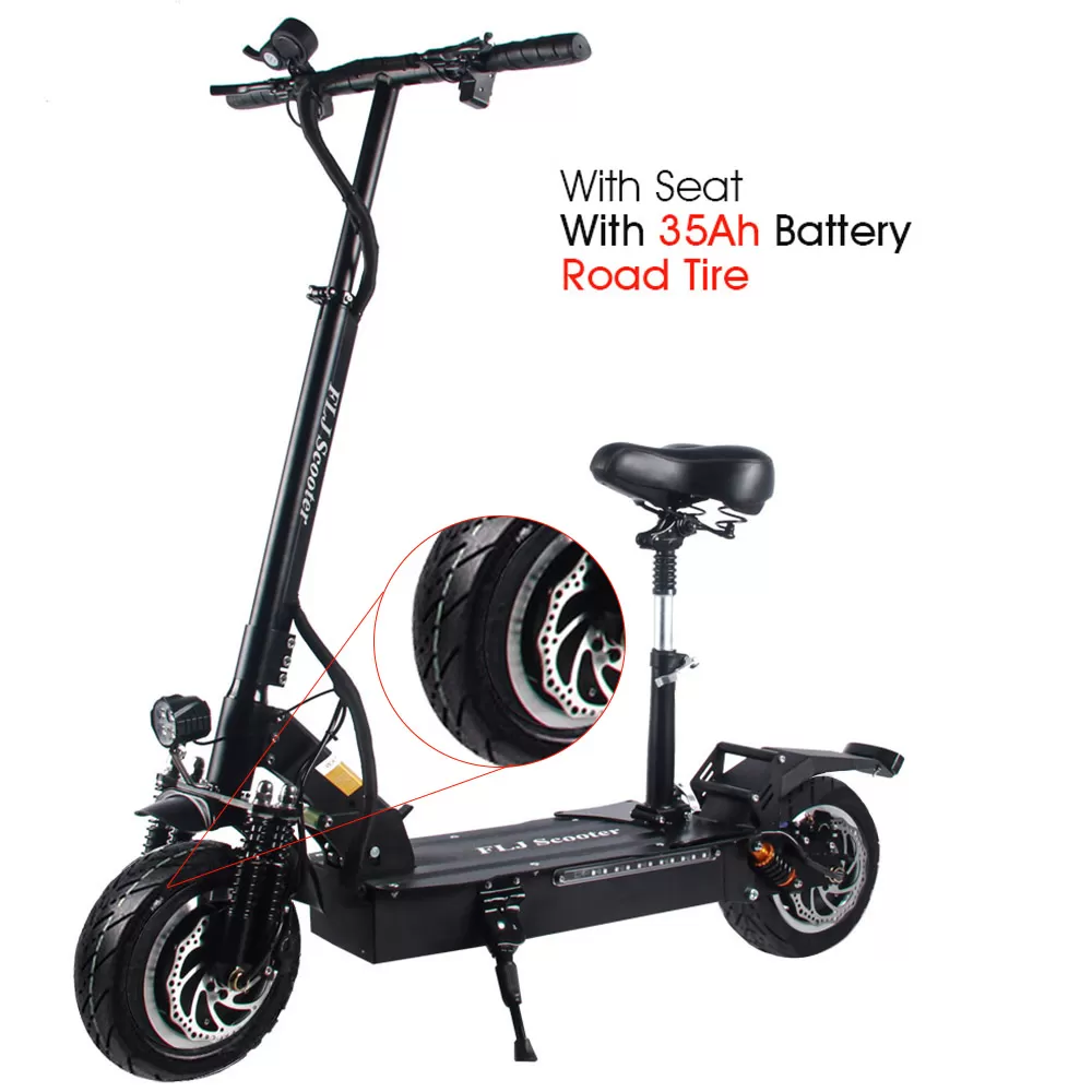 (ð¥Limited Time Sale) T113 11inch 3200W Dual Motor Electric Scooter with 60V 35ah battery Big Power E-Scooter