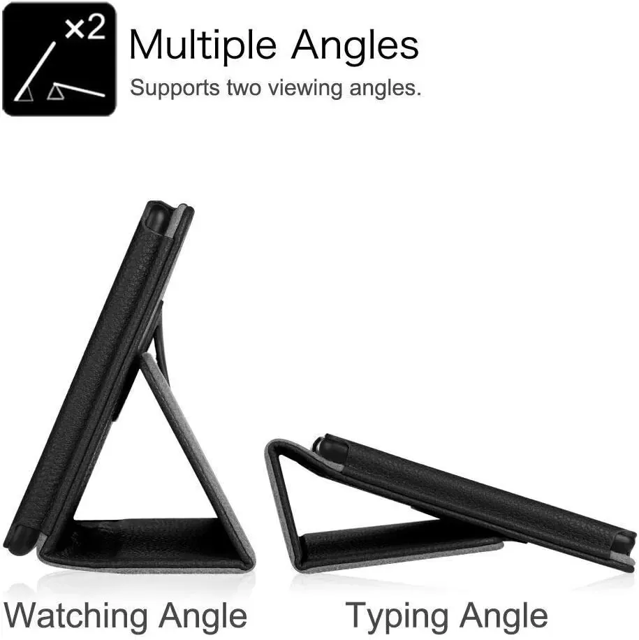 Galaxy Tab A8 10.5” Inch 32 GB Wi-Fi Android 11 Touchscreen International Tablet Bundle – MDTec Hard Back Tri-Fold Stand Cover Case and 64GB microSD Card [Gray]