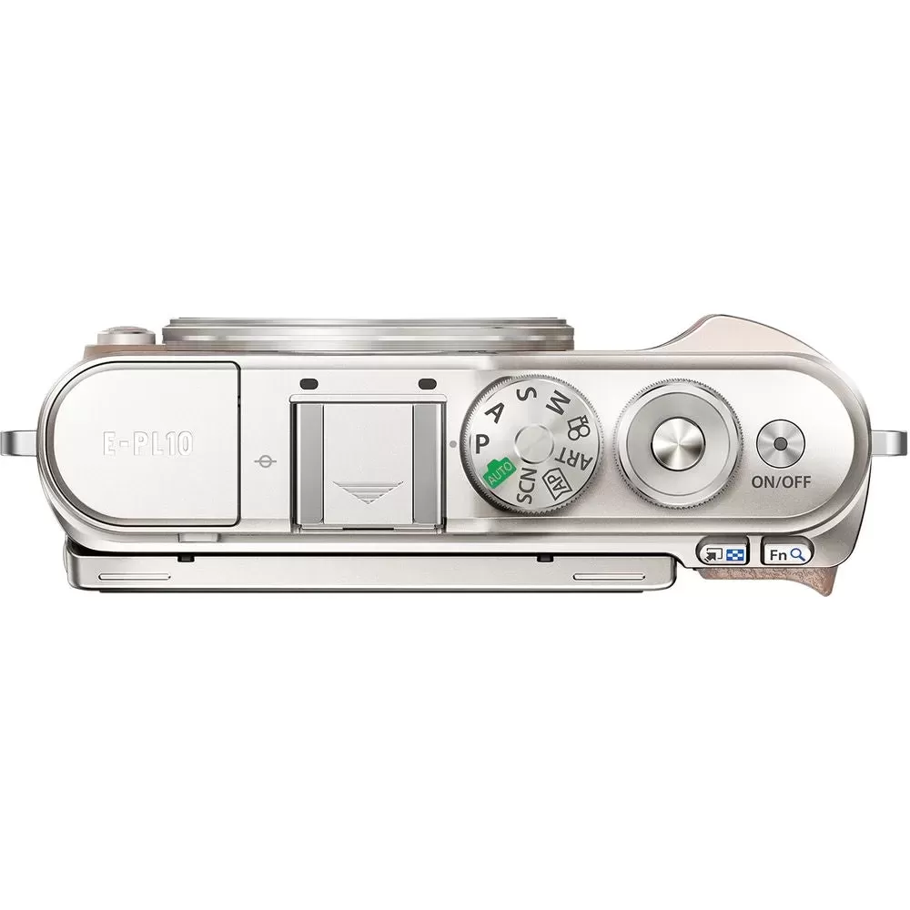 Olympus PEN E-PL10 Mirrorless Digital Camera | Body Only, Brown