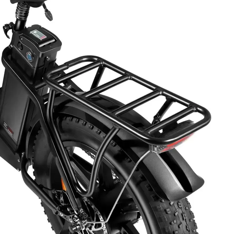 Outdoor electric bike with replaceable 48V / 15Ah lithium battery