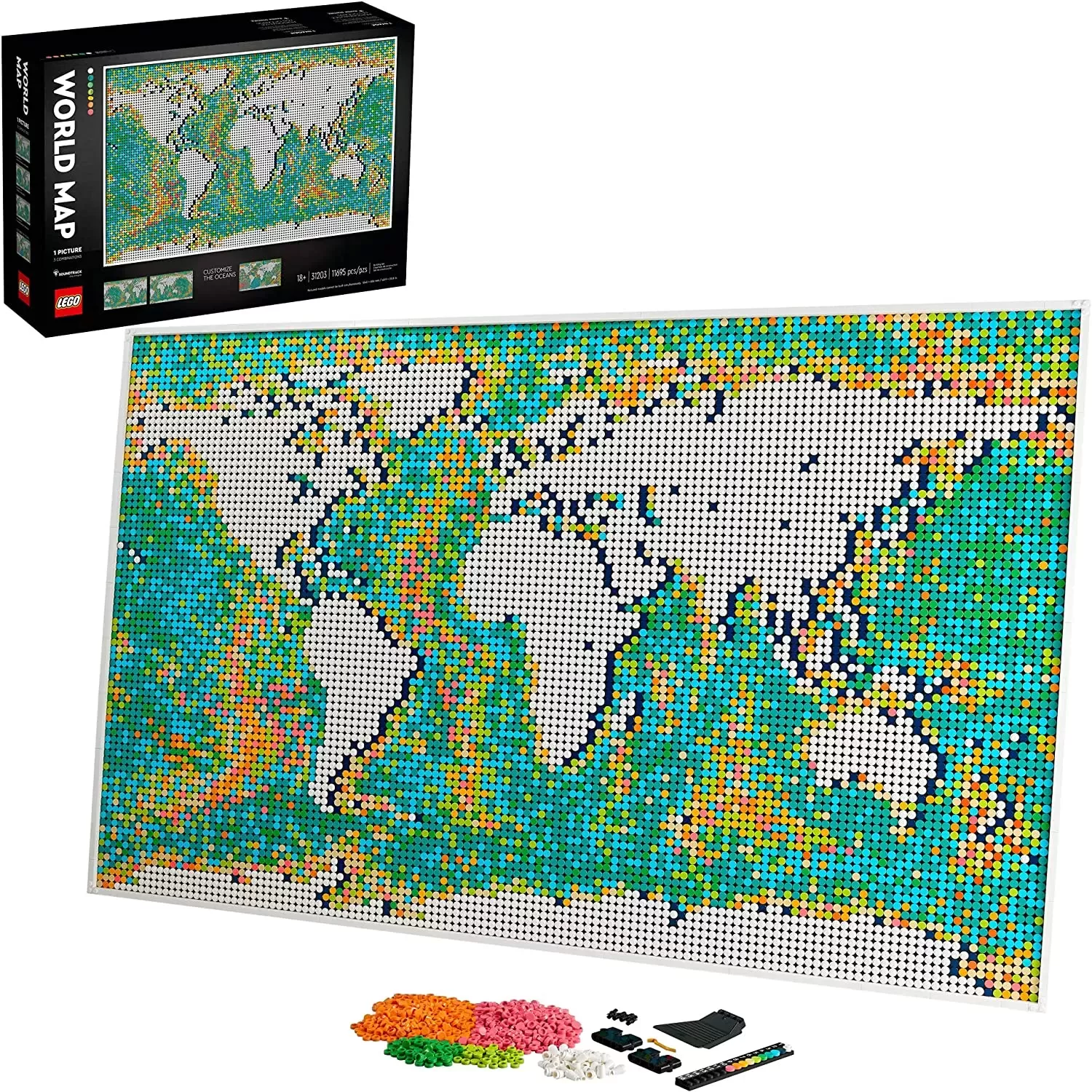 31203 ART WORLD MAP