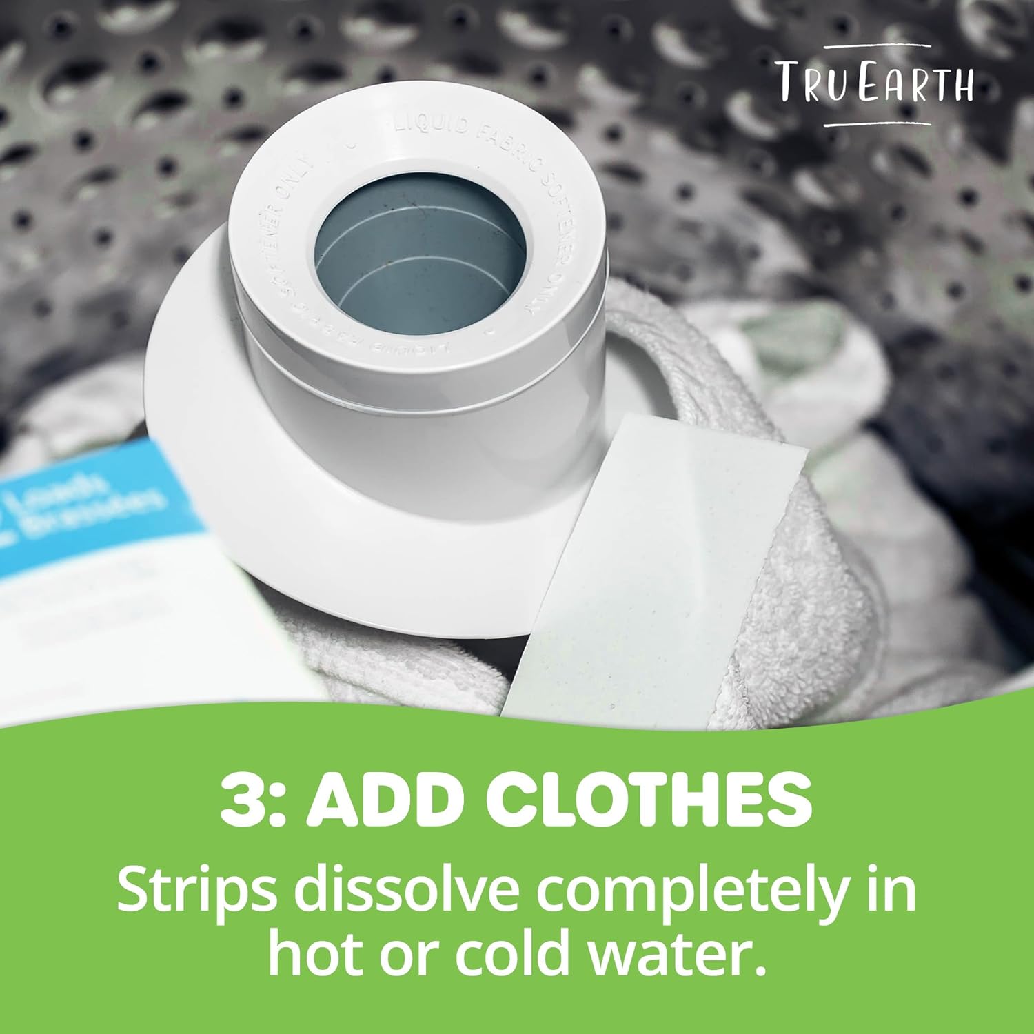 Tru Earth Compact Dry Laundry Detergent Sheets - Up to 128 Loads (64 Sheets) - Paraben-Free, Plastic-Free - Original Eco-Strip Liquidless Laundry Detergent, Travel Laundry Sheets - Fresh Linen