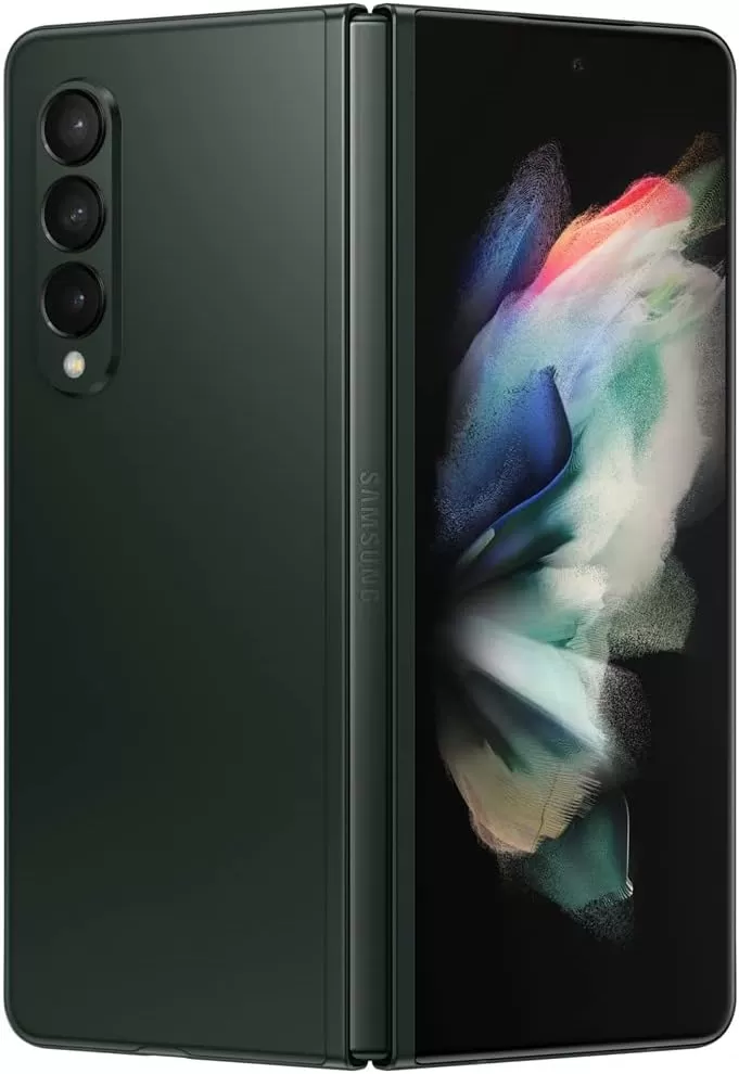 Galaxy Z Fold 3 5G Factory Unlocked Android Cell Phone US Version Smartphone Foldable Dual Screen Under Display Camera 256GB Storage, Phantom Black (Renewed)