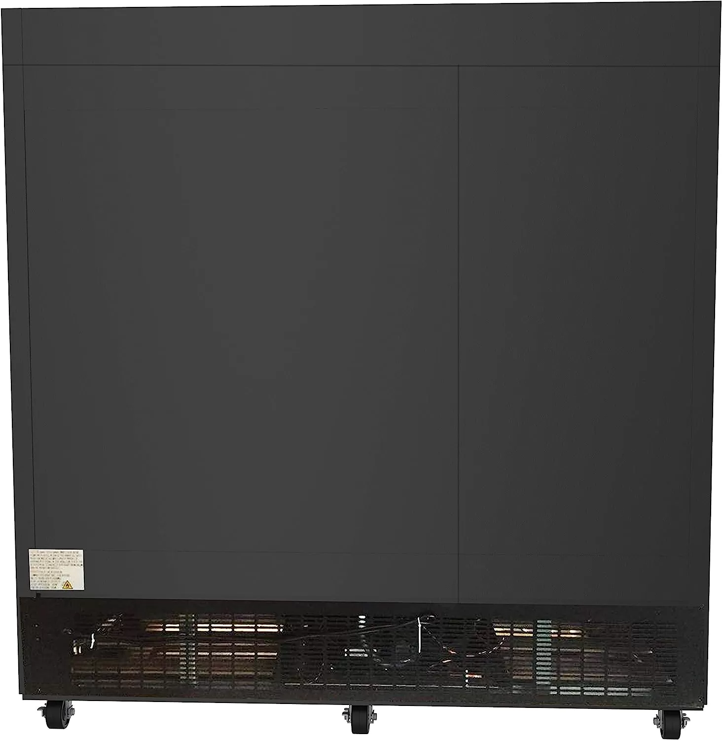 KoolMore Commercial One Glass Door Display Upright Beverage Refrigerator Cooler Merchandiser - 12 Cu. Ft [Black] (MDR-1GD-12C)