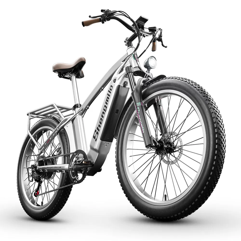 E-Bike MX04 48V 15Ah 500W Motor 26X3.0 fat Tire Retro Mountain Electric Bike