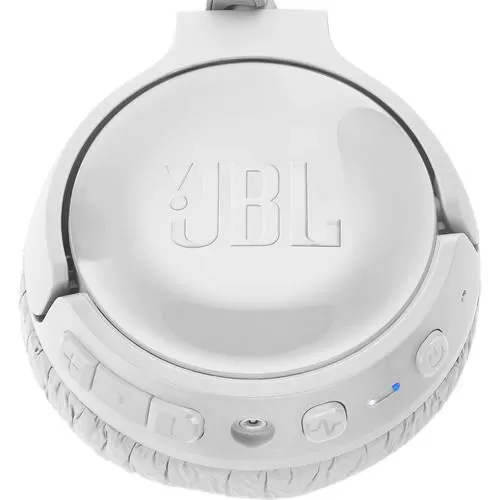 JBL TUNE 600BTNC Wireless On-Ear Headphones with Active Noise Cancellation (White)