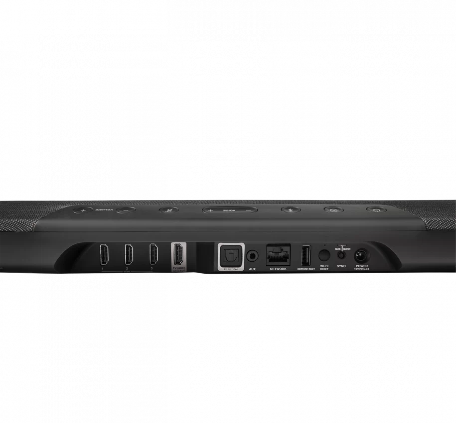 Polk Audio MagniFi Max SR Home Theater Sound Bar and Wireless Rear Surround Sound System