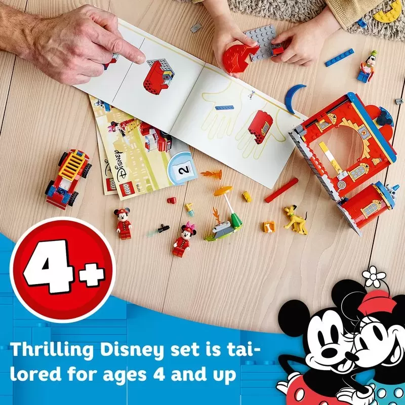 10776 MICKEY & FRIENDS FIRE STATION & TRUCK