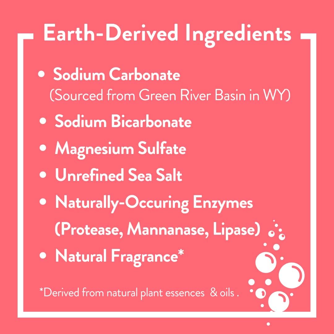Molly's Suds Original Laundry Detergent Powder | Natural Laundry Detergent Powder for Sensitive Skin | Earth-Derived Ingredients, Stain Fighting | 120 Loads (Citrus Grove)