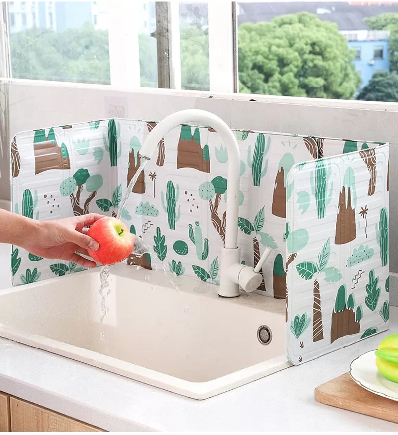 Aluminum Foldable Kitchen Gas Stove Baffle Plate