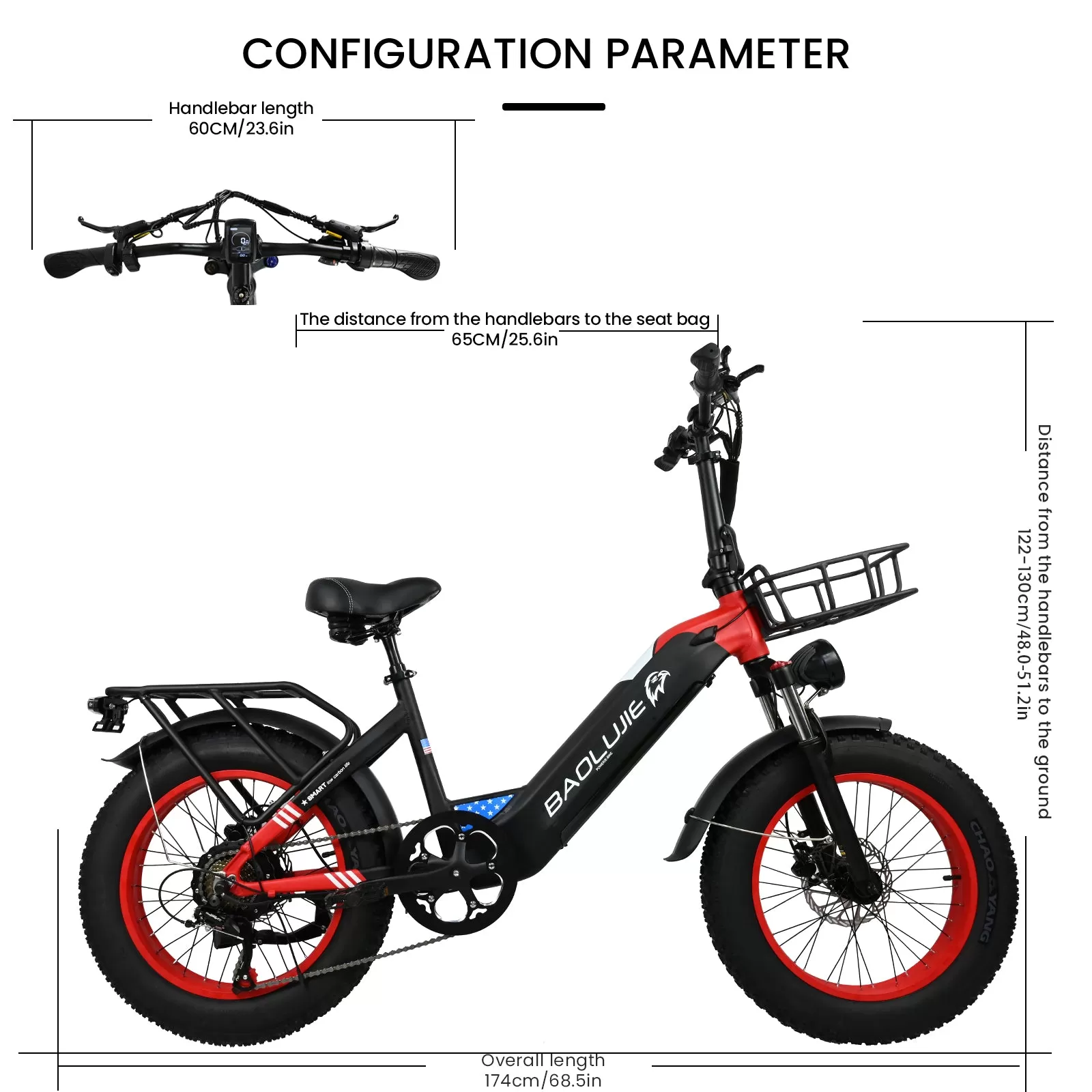 E-bike DP2003 King Kong Snow Electric Vehicle 48V12AH 500W High performance motor