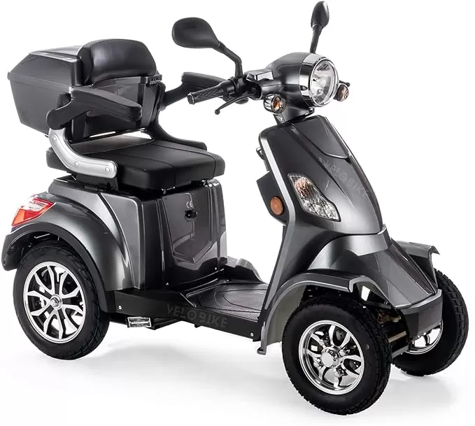 VELECO Senior Mobile 4-Wheel Electric Scooter 1000 W Faster