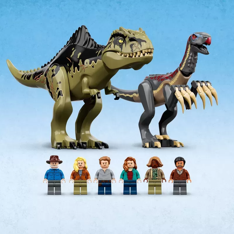JURASSIC WORLD GIGANOTOSAURUS & THERIZINOSAURUS ATTACK 76949