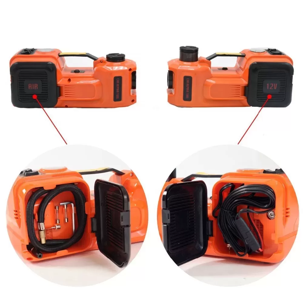 [🔥BUY 1 GET 1 FREE] 2V 5T 36cm 3 in Car Jack Electric Hydraulic Jack Portable Tire Lifting Car Repair mechanical Tools