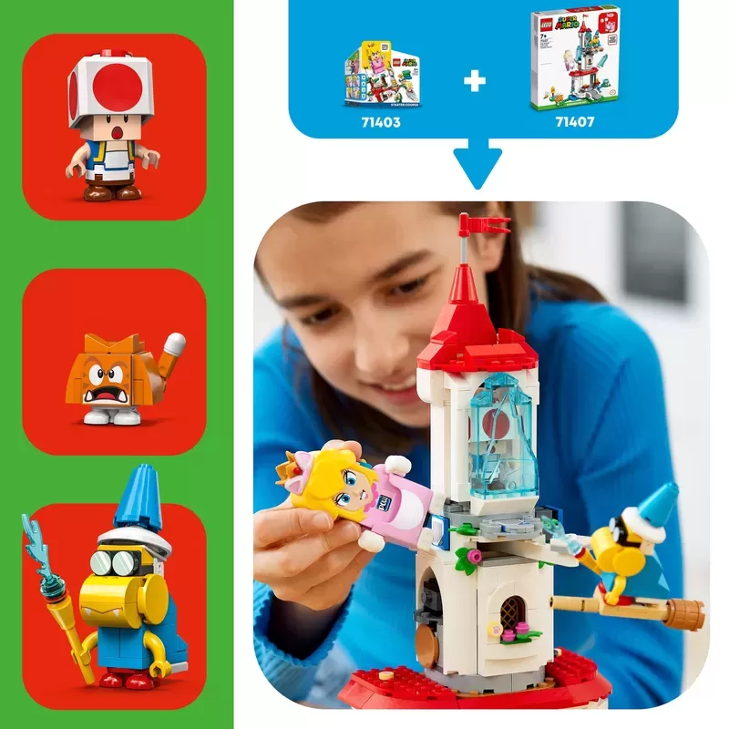 71407 SUPER MARIO CAT PEACH SUIT AND FROZEN TOWER EXPANSION SET