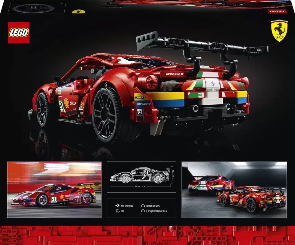 42125 TECHNIC FERRARI 488 GTE - AF CORSE #51
