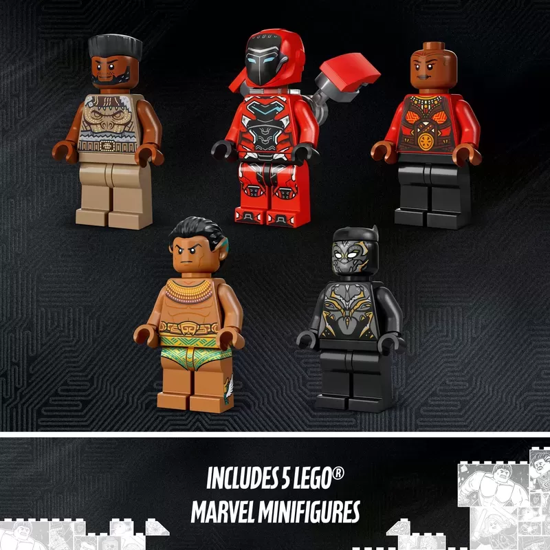 76214 SUPER HEROES BLANK PANTHER WAR ON THE WATER