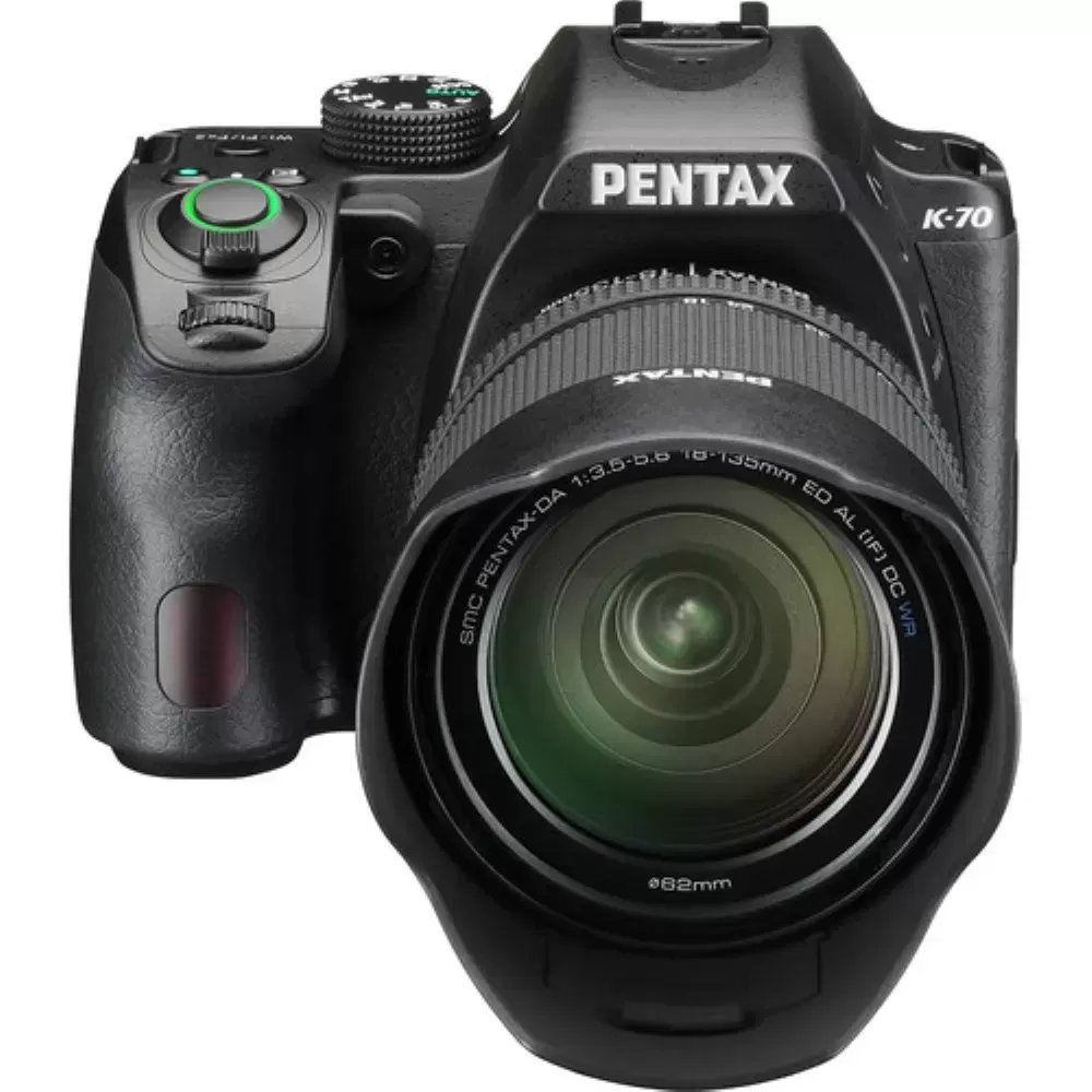 Pentax K-70 DSLR Camera with 18-135mm Lens | Black
