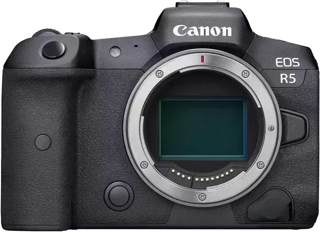 EOS R5 Full-Frame Mirrorless Camera With 8K Video, 45 Megapixel Full-Frame CMOS Sensor, DIGIC X Image Processor, Dual Memory Card Slots, And Up To 12 Fps Mechnical Shutter, Body Only