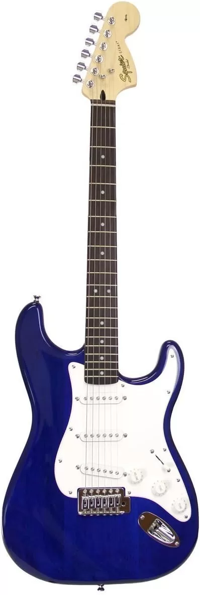 Fender Squier Stratocaster - Sunburst Bundle with Frontman 10G Amp, Gig Bag, Instrument Cable, Tuner, Strap, Picks, Fender Play Online Lessons, Instructional Book, and Austin Bazaar Instructional DVD
