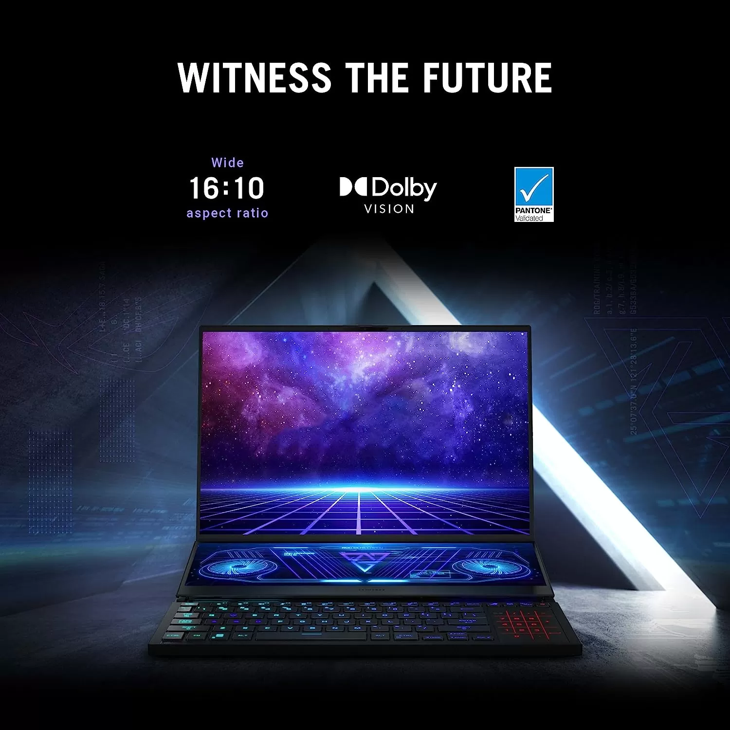 ASUS ROG Zephyrus Duo 16 (2022) Gaming Laptop, 16” Mini LED 240Hz/3ms, QHD 16:10 Display, 100% DCI-P3, NVIDIA GeForce RTX 4080, AMD Ryzen 9 7945HX, 32GB DDR5, 1TB SSD, Windows 11 Pro, GX650PZ-XS96