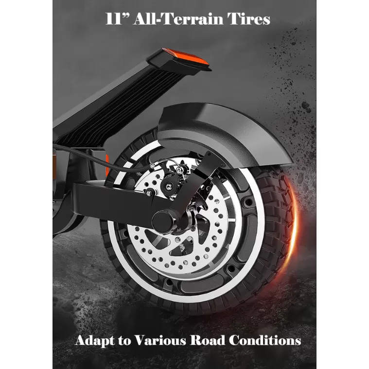 Powerful Motorized Foldable Electric Off-Road Scooter For All Terrain