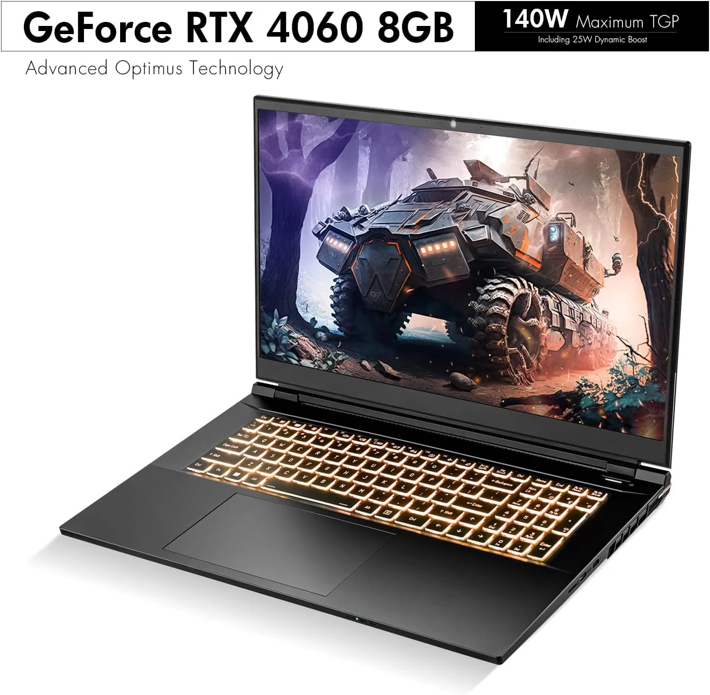 Sager 2023 NP8875E Gaming Laptop, 17.3 Inch QHD 240Hz 100% DCI-P3 G-Sync, Intel i9-13900HX, RTX 4070 8GB, 64GB RAM, 2TB Gen4 NVMe SSD, Win 11