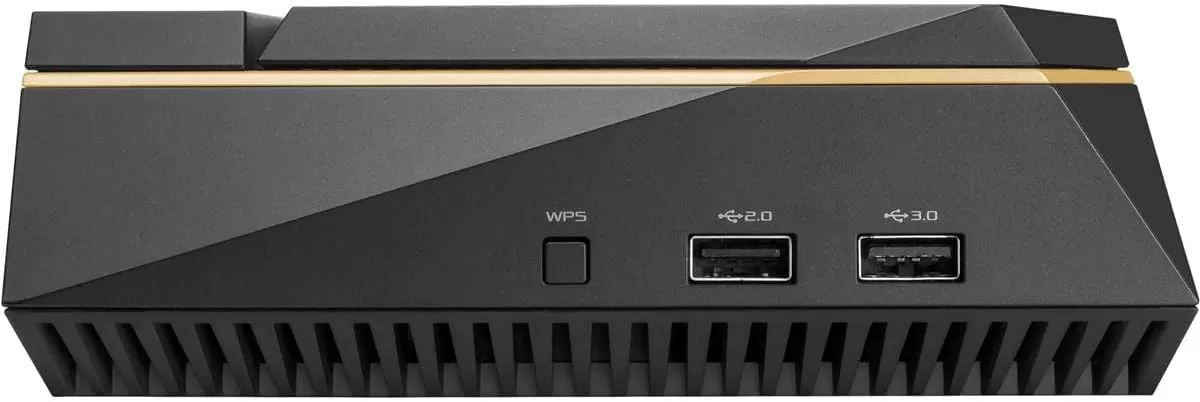 ASUS AC2900 WiFi Gaming Router (RT-AC86U) - Dual Band Gigabit Wireless Internet Router, WTFast Game Accelerator, Streaming, AiMesh Compatible, Included Lifetime Internet Security, Adaptive QoS