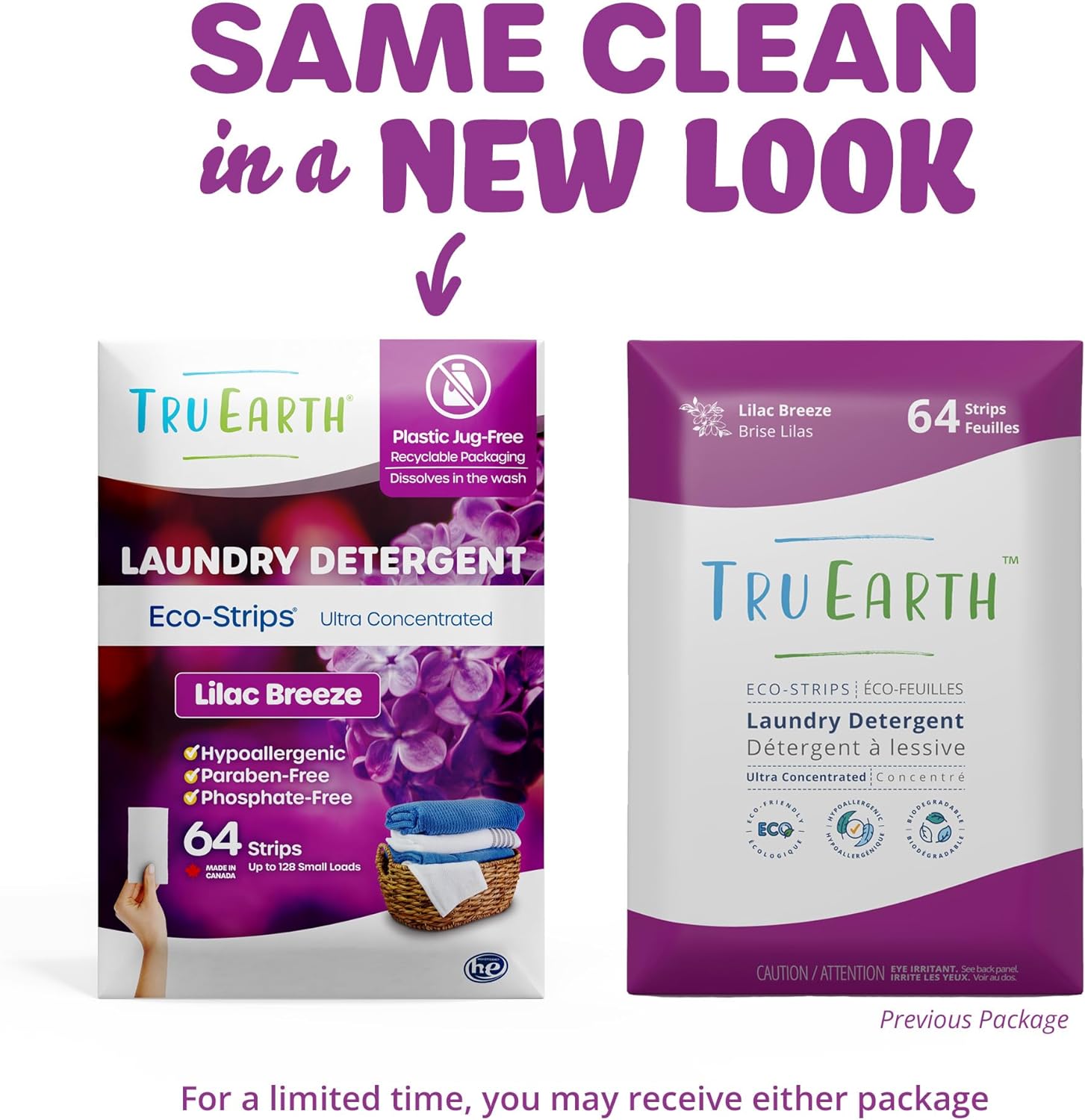 Tru Earth Compact Dry Laundry Detergent Sheets - Up to 128 Loads (64 Sheets) - Paraben-Free, Plastic-Free - Original Eco-Strip Liquidless Laundry Detergent, Travel Laundry Sheets - Fresh Linen