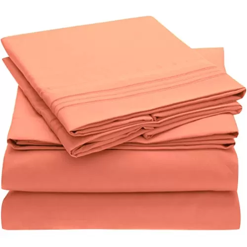 Brushed Microfiber Hypoallergenic 4 pcs Bedsheet Set