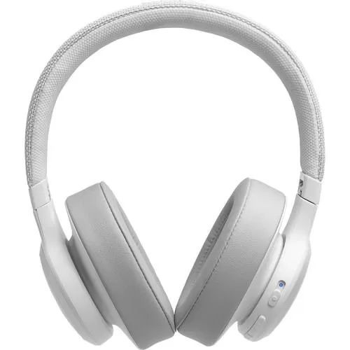 JBL LIVE 500BT Wireless Over-Ear Headphones (White)