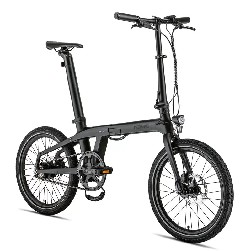 E-bike T20 36V 9.6Ah Carbon Fiber Electric Folding Bike