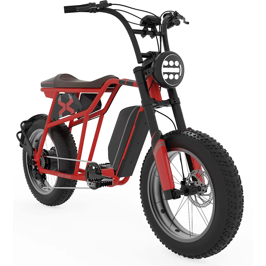 R500 Electric Bicycle with 28 mph Max Speed, 500W Motor, Average Range of 60 Miles and 20” Fat Tires