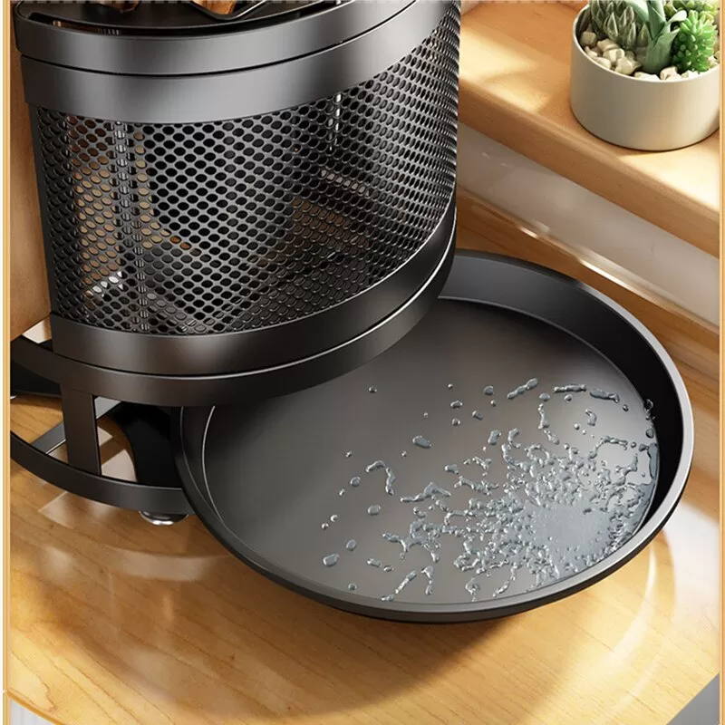 360° Rotating Kitchen Organizer Shelf Box