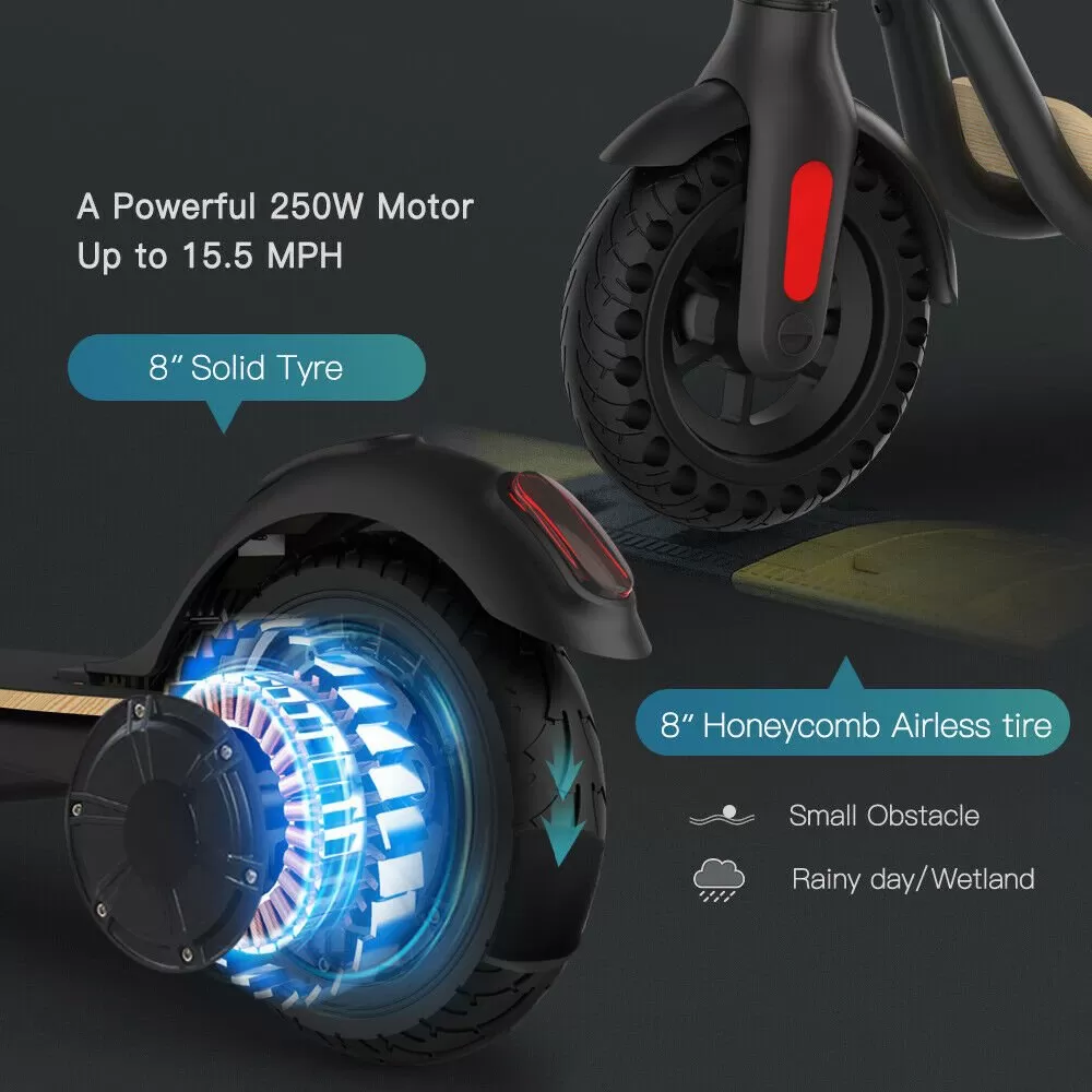 Folding Portable Electric Commuting Scooter For Adults All Terrain 7.5Ah