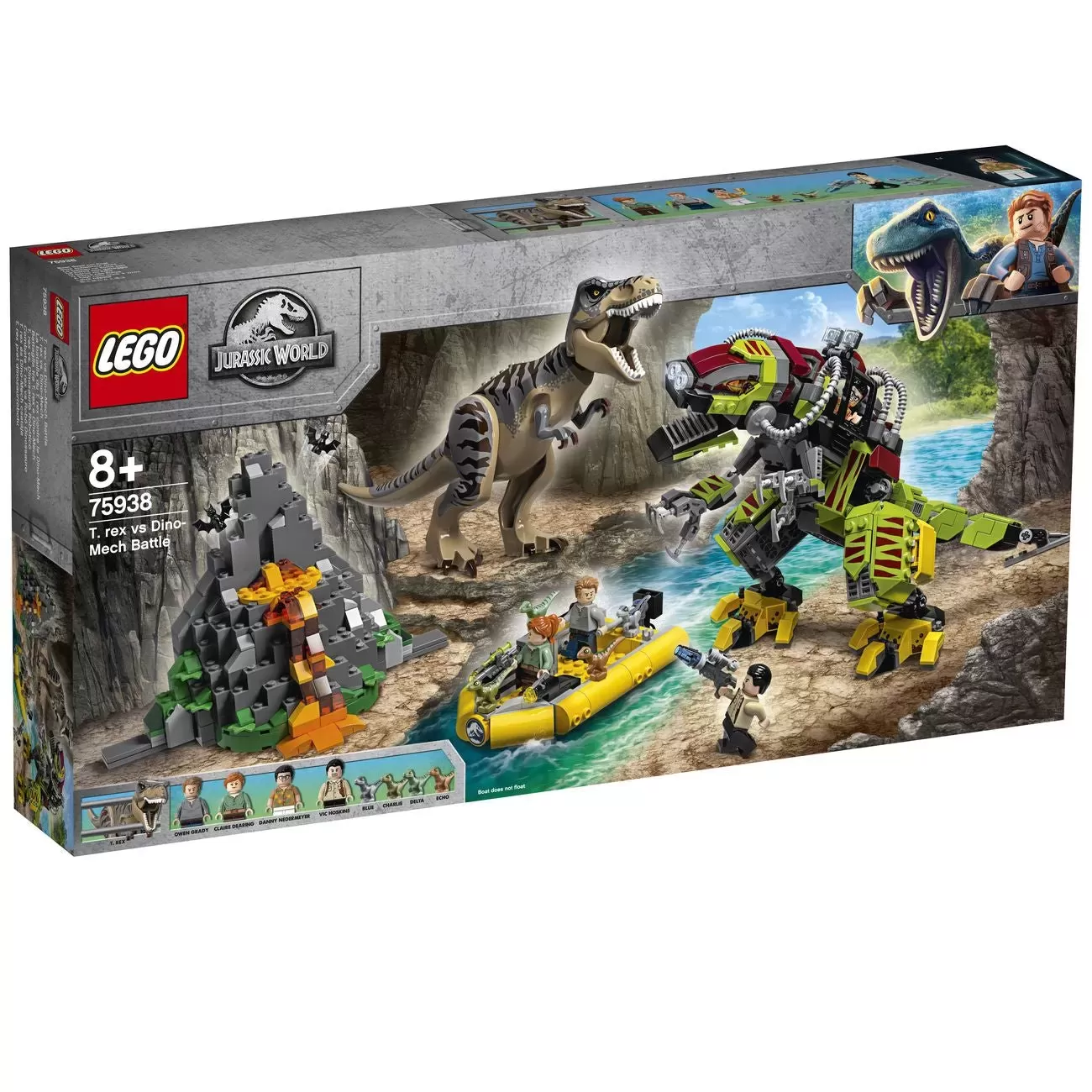 75938 JURASSIC WORLD T REX VS DINO-MECH BATTLE