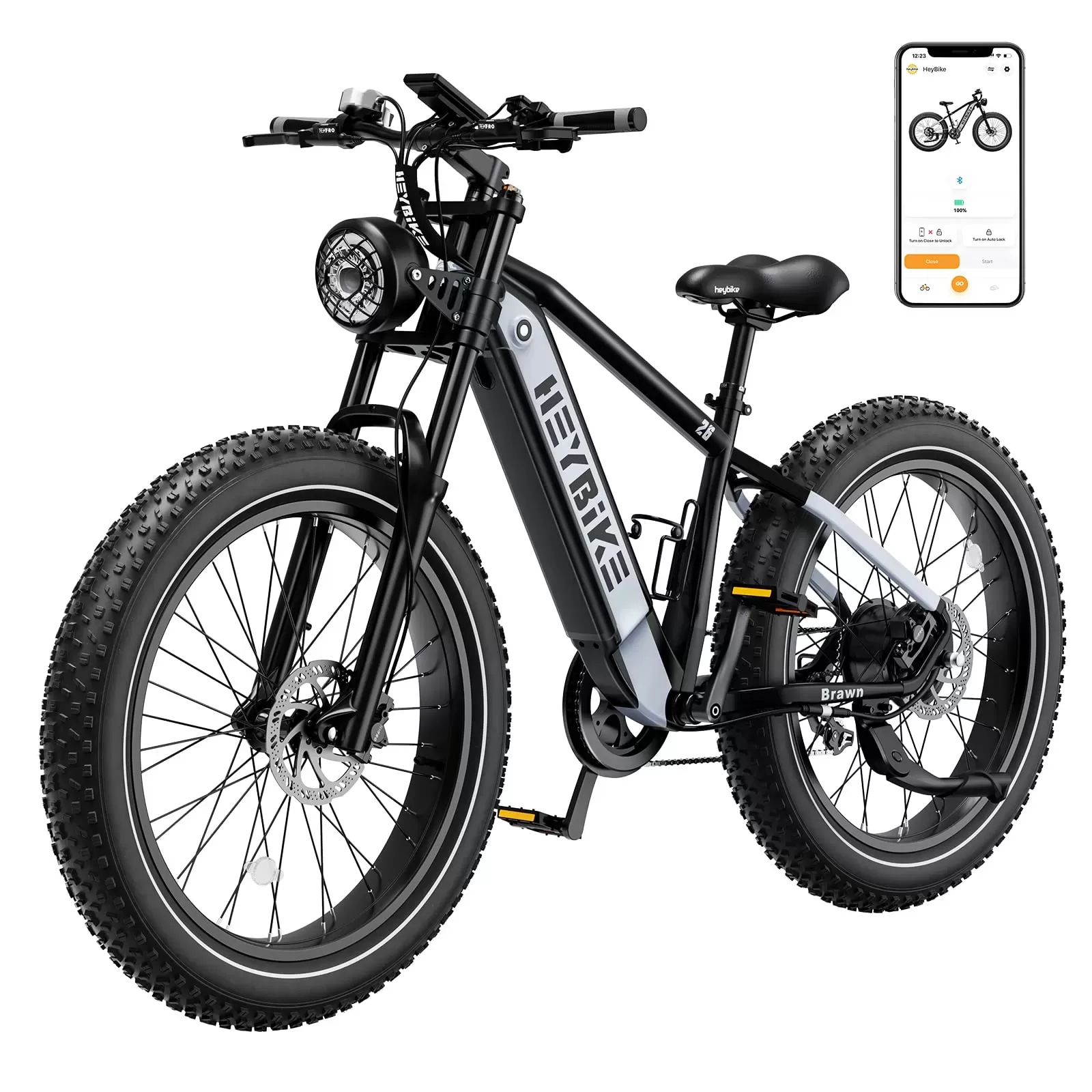 🔥Clearance Sale🔥 Outdoor Electric Bike 48V 18Ah Removable Battery Ebike with 750W Motor, 28MPH Max Speed, Hydraulic Front Fork 26