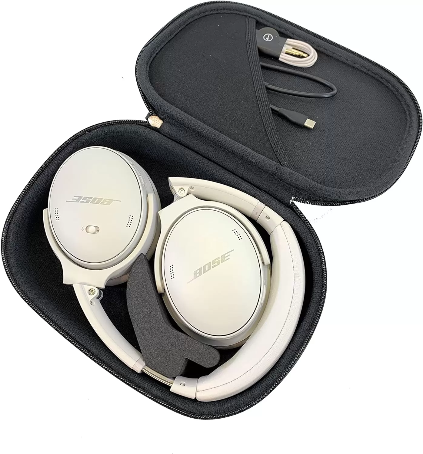 Bose QuietComfort 45 Wireless Bluetooth Noise Cancelling Headphones, Over-Ear Headphones with Microphone, Personalized Noise Cancellation and Sound, Triple Black