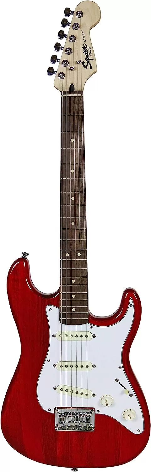 Fender Squier Stratocaster - Sunburst Bundle with Frontman 10G Amp, Gig Bag, Instrument Cable, Tuner, Strap, Picks, Fender Play Online Lessons, Instructional Book, and Austin Bazaar Instructional DVD