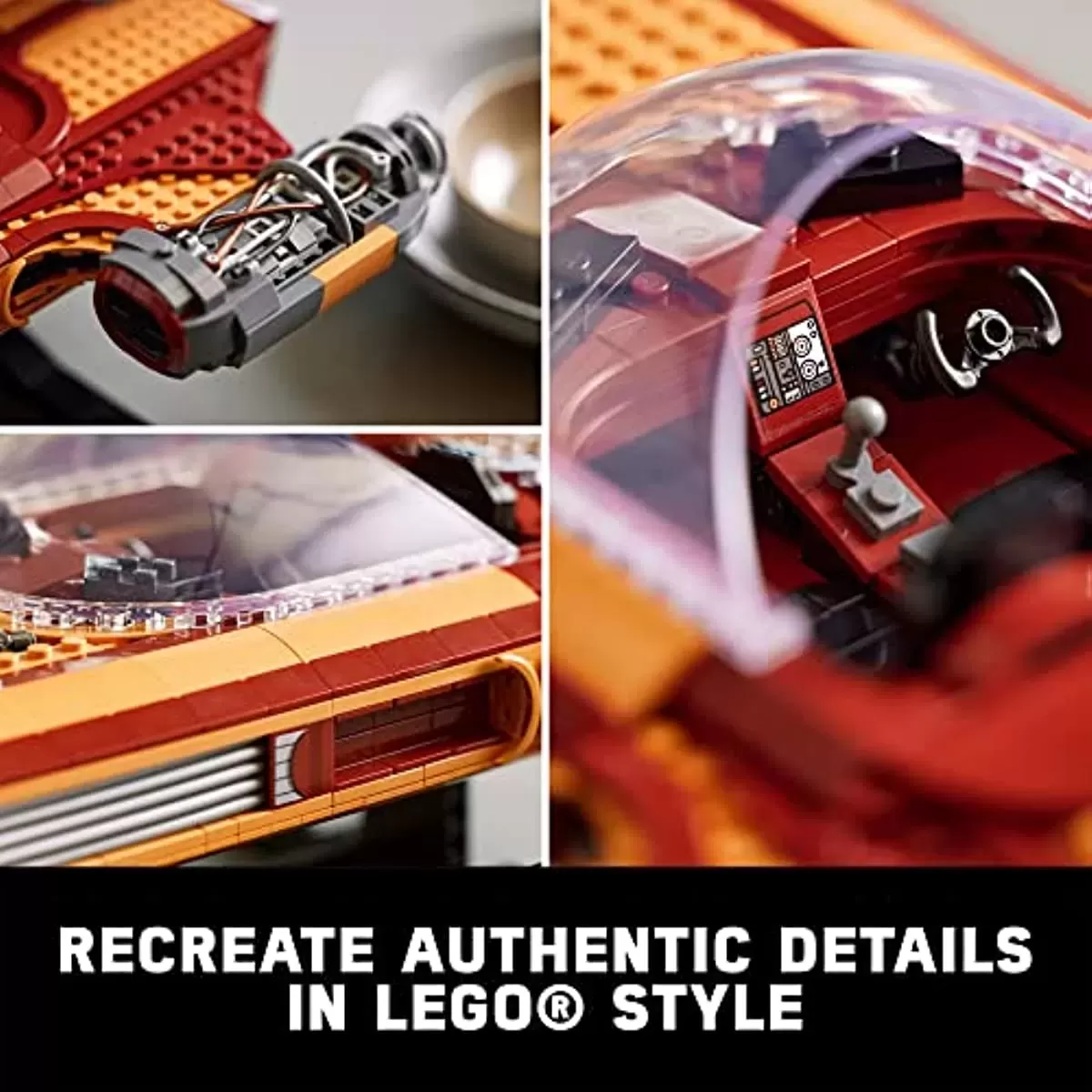 Star Wars Luke Skywalker’s Landspeeder 75341 Collectible Building Display Set for Adult Fans of Star Wars (1,890 Pieces)