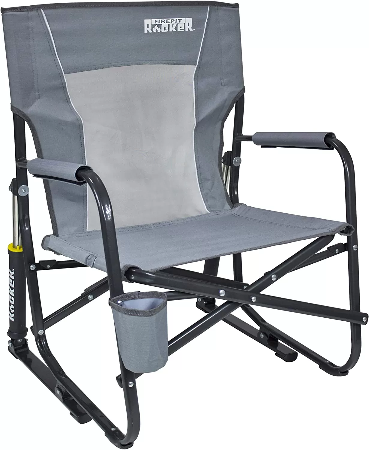 Outdoor Freestyle Rocker Portable Rocking Chair & Outdoor Camping Chair, ergonomic Nylon, Indigo Blue