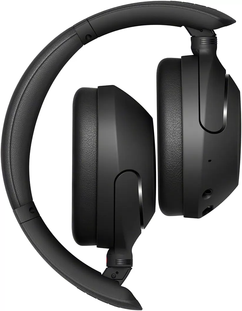 Sony WH-XB910N Extra BASS Noise Cancelling Headphones, Wireless Bluetooth Over The Ear Headset with Microphone and Alexa Voice Control, Blue (Amazon Exclusive)